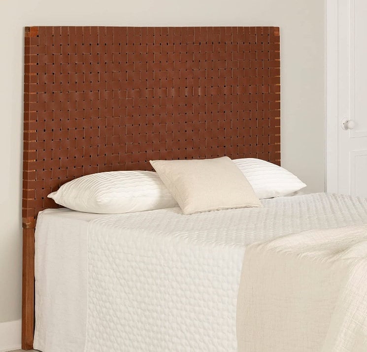 Woven Leather Strap Headboard Naturally Stunning Wall Hanging Bo