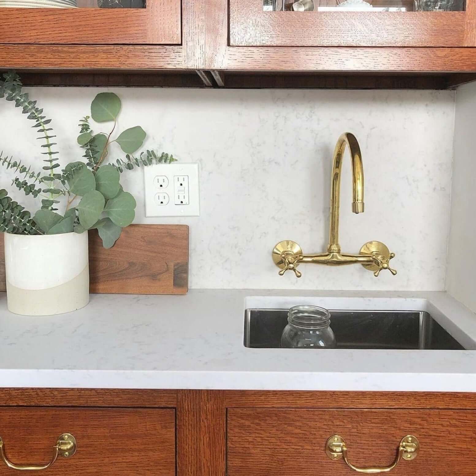How to Remove Water Spots from Solid Brass Kitchen Fixtures