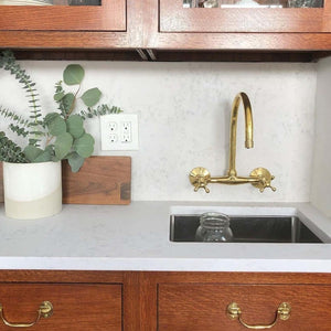 How to Remove Water Spots from Solid Brass Kitchen Fixtures