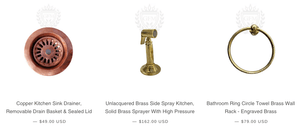 Ultimate Guide to Handmade Moroccan Drains and Hardware Brass & Copper Kitchen & Bathroom Fixtures