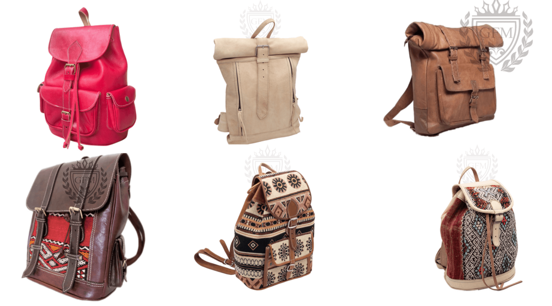 Moroccan Leather Backpacks for Everyday & Travel