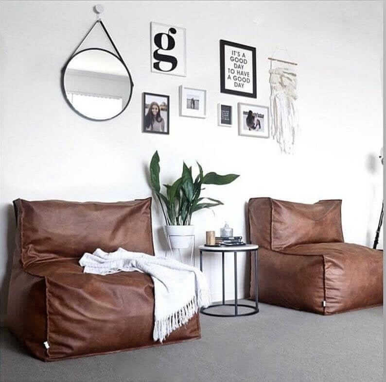 Transform Your Space with Moroccan Leather Ottomans