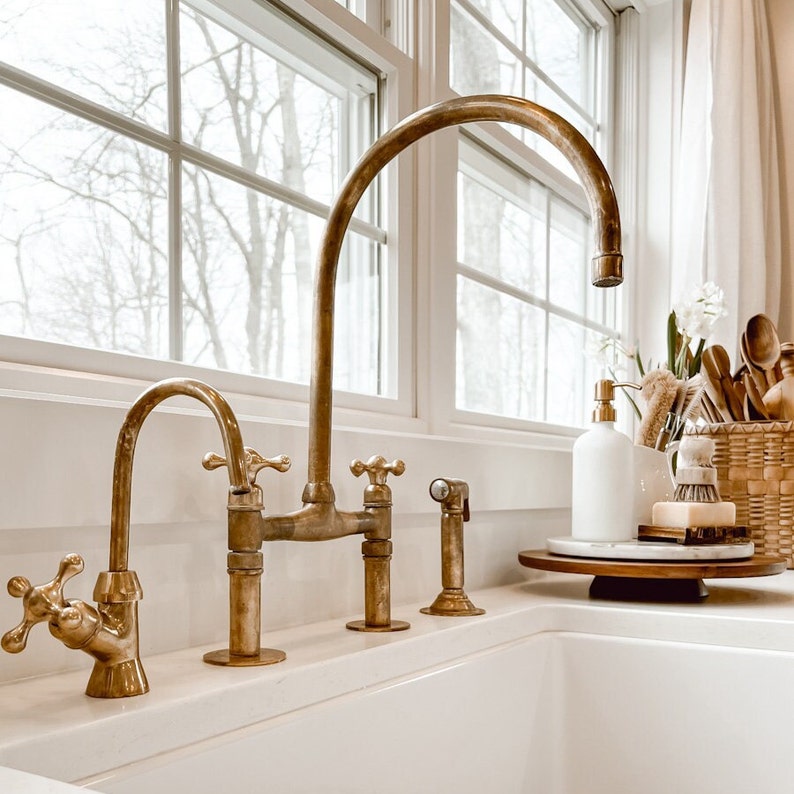 Why Unlacquered Brass Kitchen Faucets Are Trending in Modern Homes