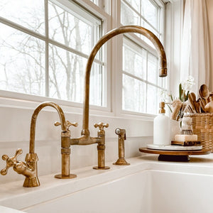 Why Unlacquered Brass Kitchen Faucets Are Trending in Modern Homes