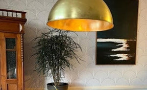 Pendant Light - Antique Brass Dome Pendant Oxide Brass Ceiling Light, Dome Brass Pendant Moroccan Pendant, Solid Brass