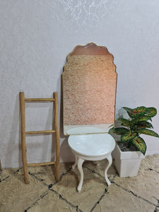 Brass Butterfly Mirror – Irregular Gold Wall Mirror, Handmade Bathroom & Vanity Deco