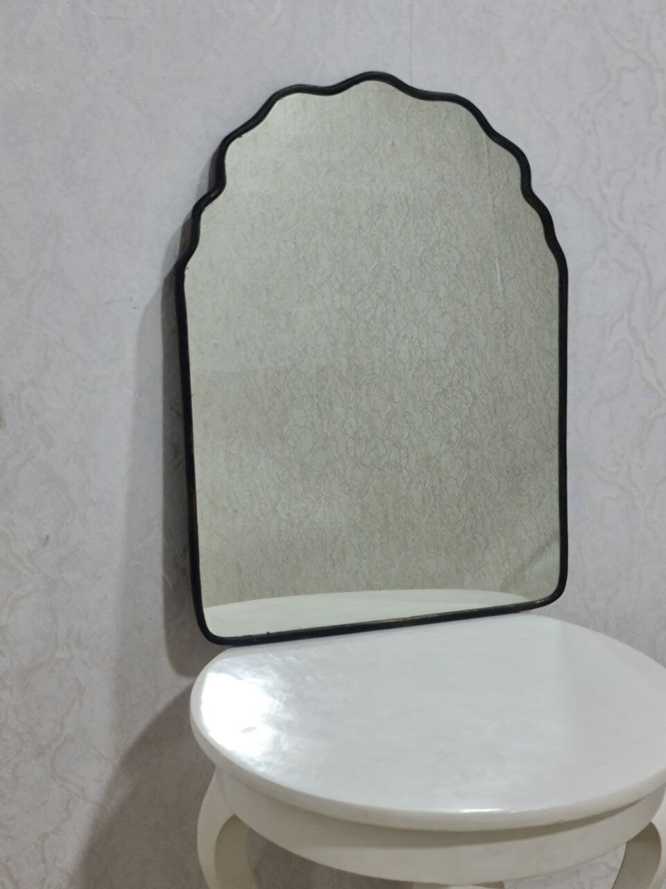 Brass Butterfly Mirror – Irregular Gold Wall Mirror, Handmade Bathroom & Vanity Deco
