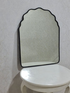 Brass Butterfly Mirror – Irregular Gold Wall Mirror, Handmade Bathroom & Vanity Deco