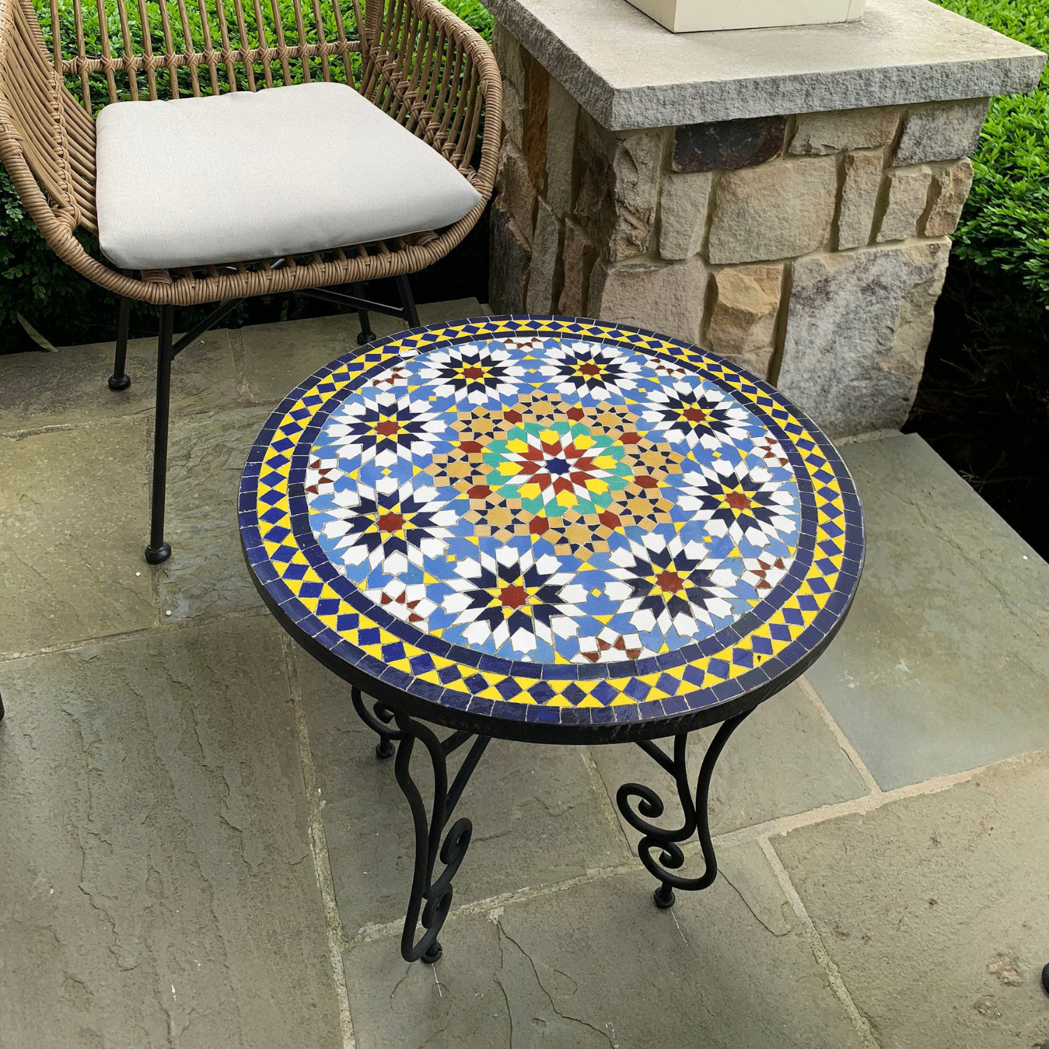  Moroccan mosaic table