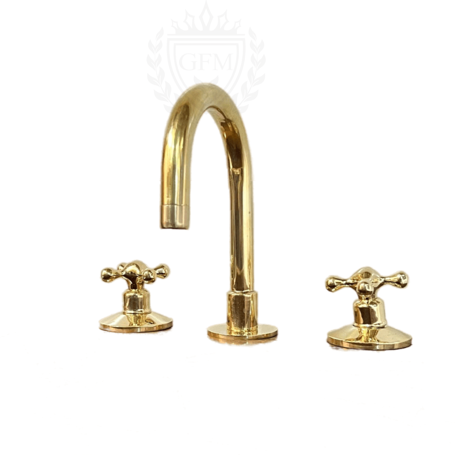 Bathroom Faucet Sink, 3 Hole Bathroom Faucet, Unlacquered Brass Vanity Faucet