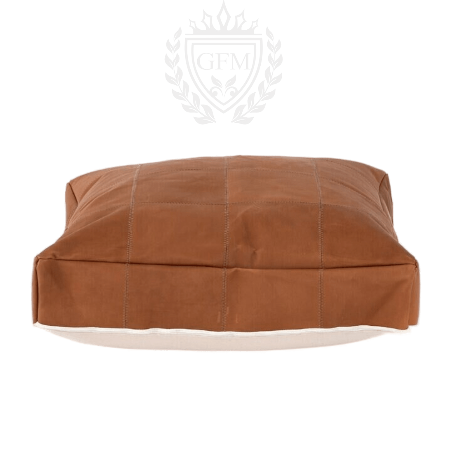 Square , Leather Pillow , Cover ,  Handmade