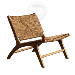 Chair Solid Wood Backrest Balcony Log Furniture Living Room Furniture