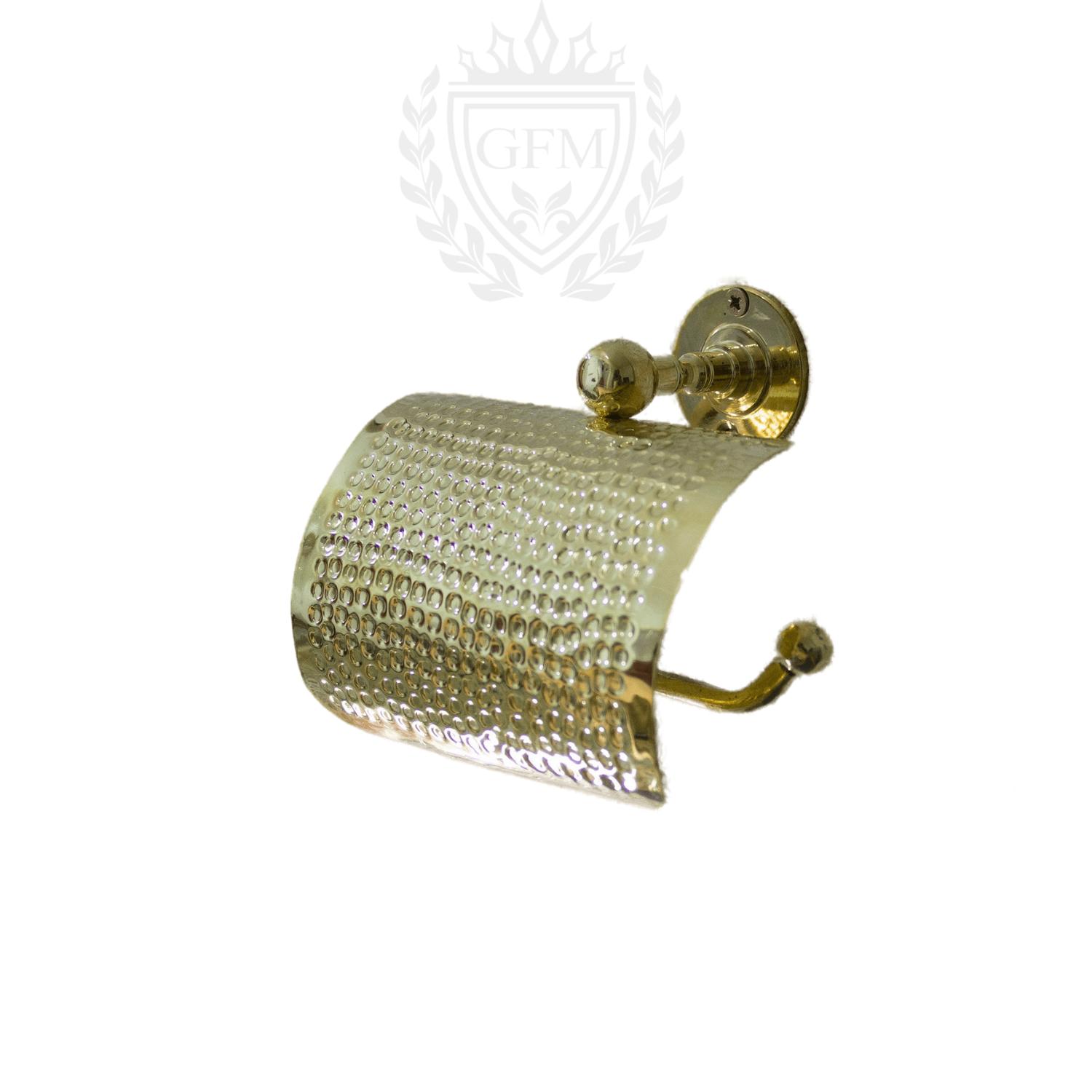 Handcrafted Toilet Paper Holder, Unlacquered Pure Brass Bathroom With Different Finishes