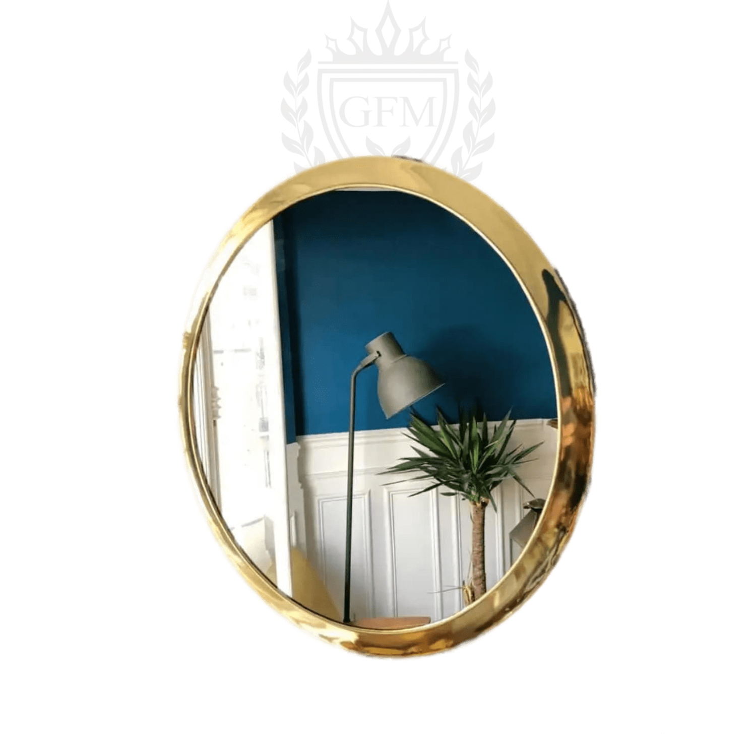 Handcrafted Asymmetric Mirror | Unique Home Decor | Moroccan Circle Mirror