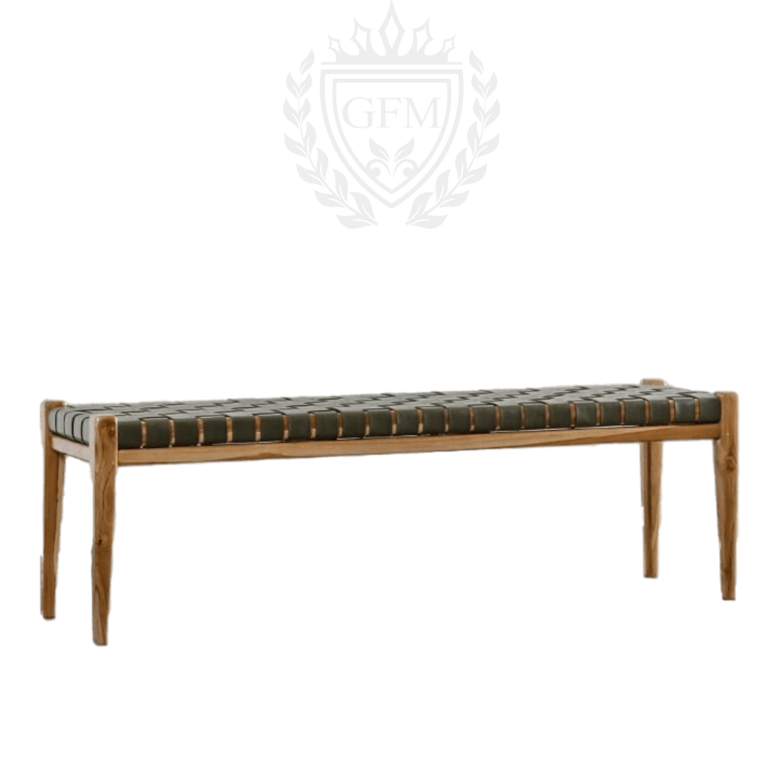 Handcrafted Wood and Leather Bench | Versatile Furniture for Entryway