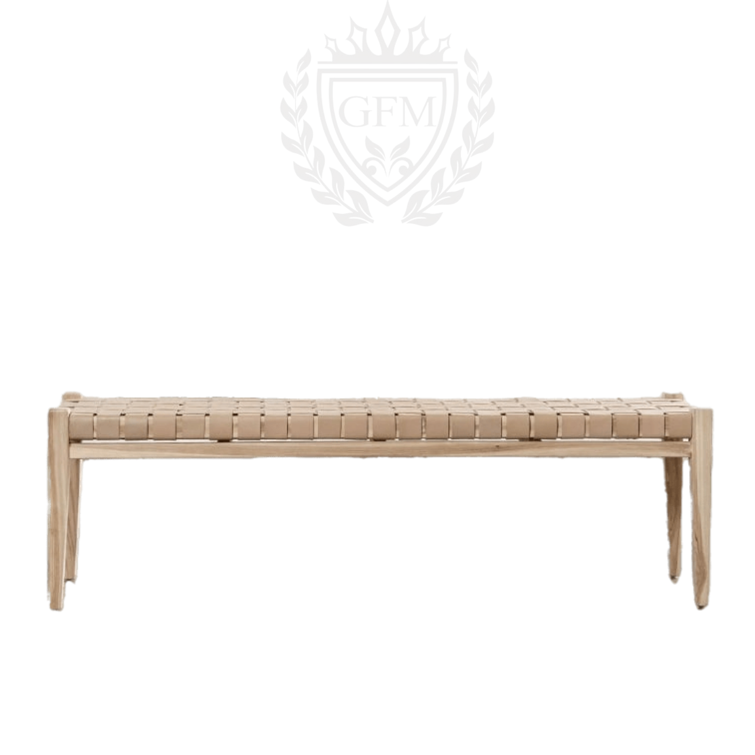 Handcrafted Wood and Leather Bench | Versatile and Durable Furniture for Your Home