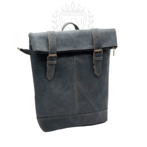 Moroccan Leather Backpack  - Shoulder Bag and Hipster Backpack