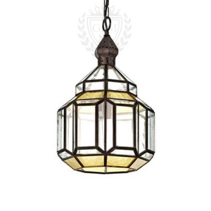 Handmade Moroccan Glass Ceiling Light - Vintage Decoration - New Home Decor