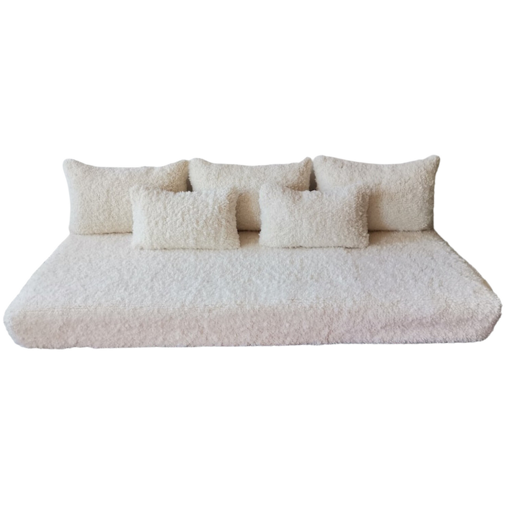 Featured Moroccan Floor Couch - Unstuffed Complete Set with Cushions