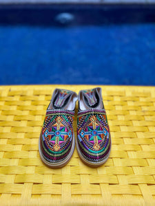 Handmade Berber Leather Shoes – Colorful Embroidered Motifs & All-Day Comfort