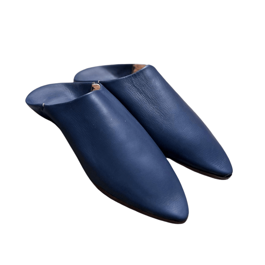 Handmade Moroccan Leather Babouche Slippers | All Colors Available