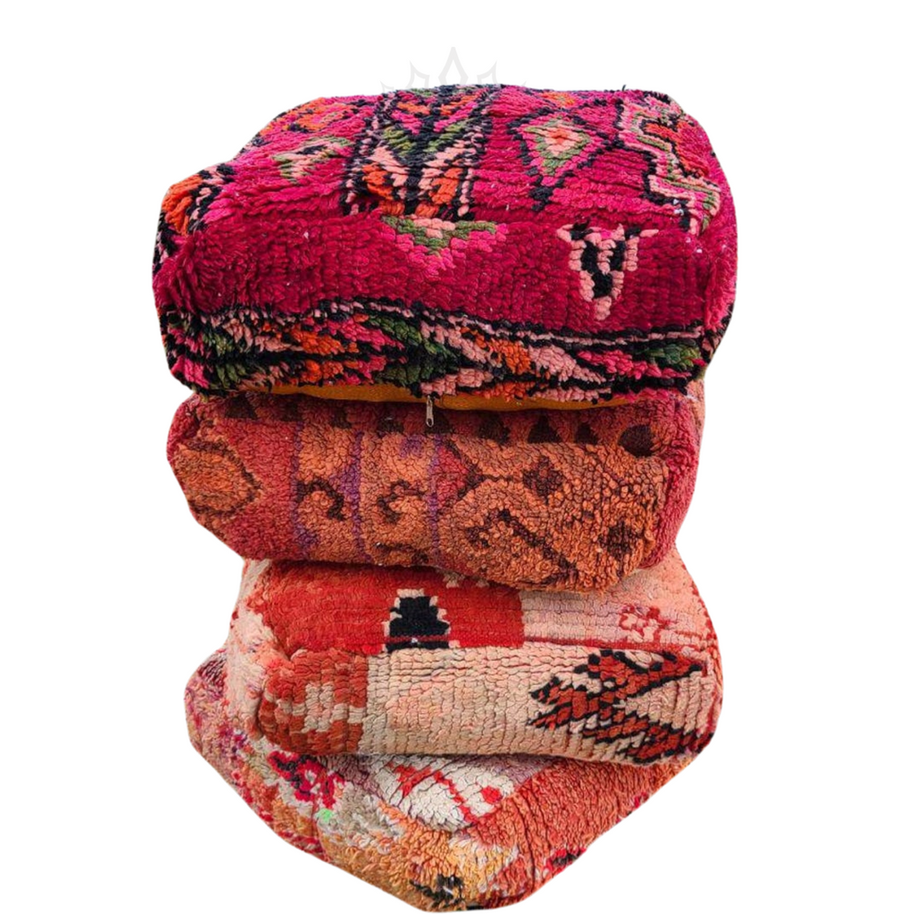 Moroccan Kilim Pouf, Boho Floor Cushion, Handmade Ottoman Cover, Meditation Pillow, Vintage Moroccan Pouf, Outdoor Floor Cushion, Kilim Pillow Cover, Square Pouf Cover, Beni Ourain Pouf, Bohemian Home Decor, Moroccan Ottoman, Pouf Cover Set, Unstuffed Floor Pouf