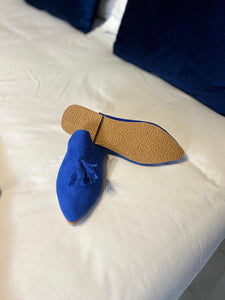 Moroccan Babouche Slippers for Women – Handmade Suede Outdoor Leather Mules