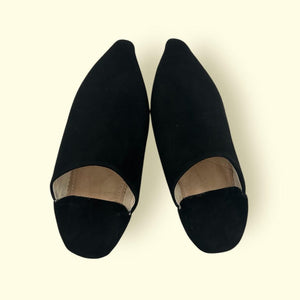 Handmade Moroccan Pointed Suede Babouche Slippers