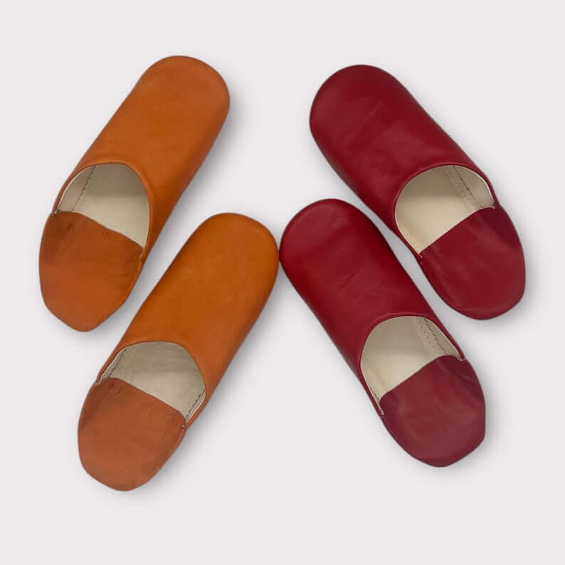 Moroccan Leather Slippers for Women – Handmade Babouches