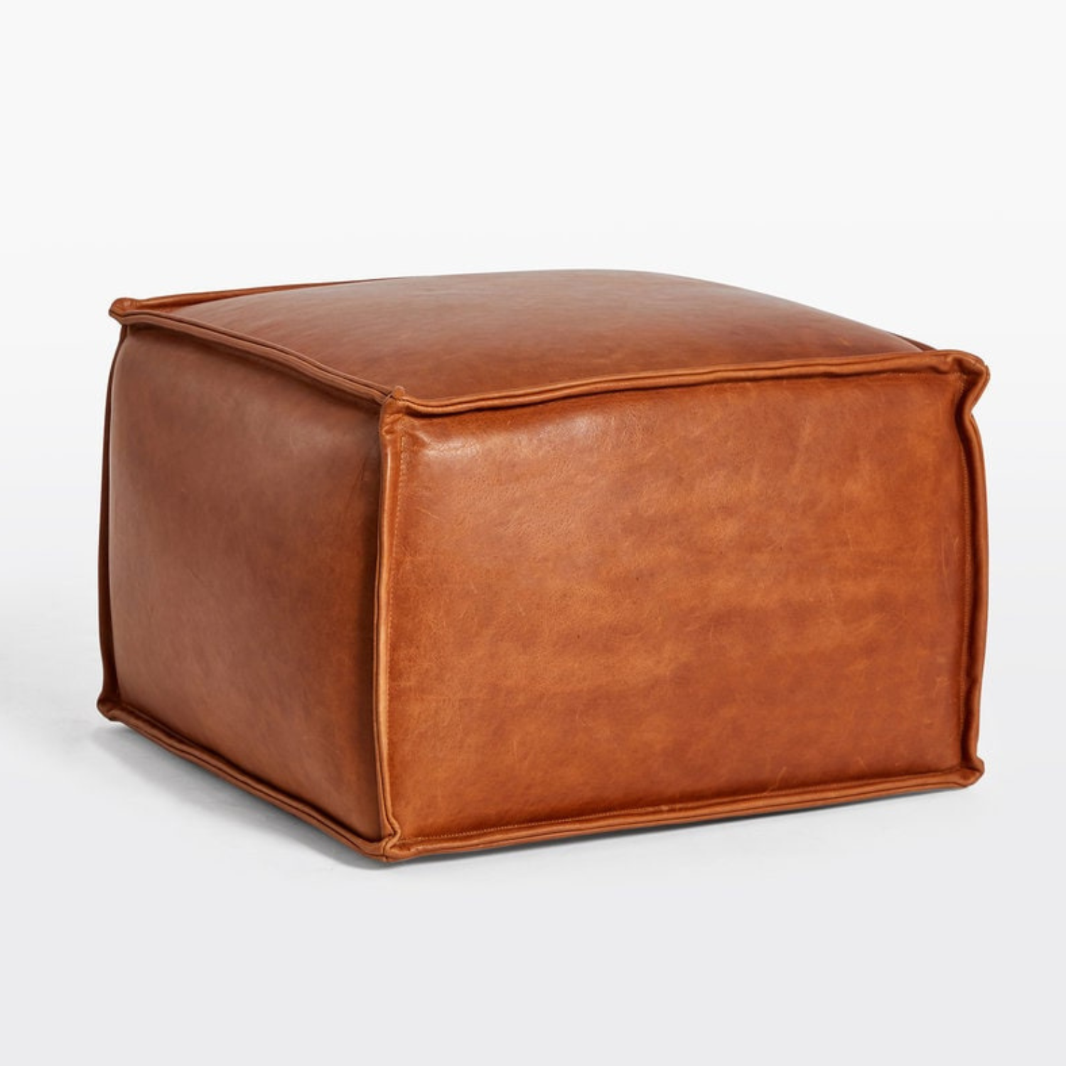 Square-Leather-Ottoman