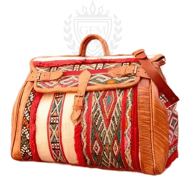 Unique Travel Bag | Handmade Kilim Travel Bag