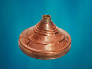 Unlacquered Copper Outdoor Shower Head – Finish Rain Shower for Garden, Pool, or Bathroom