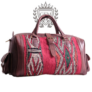 Vintage-Inspired Large Carpet Bag - Stylish and Roomy for All Your Travel Needs