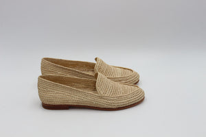Handmade Moroccan Raffia Slippers for Women – Wedding Mules, Stylish Gift Idea, Natural Braided Design
