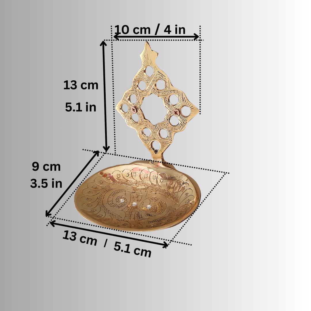 Handcrafted Hammered Brass Soap Dish , Unlacquered Wall-Mounted Soap Holder