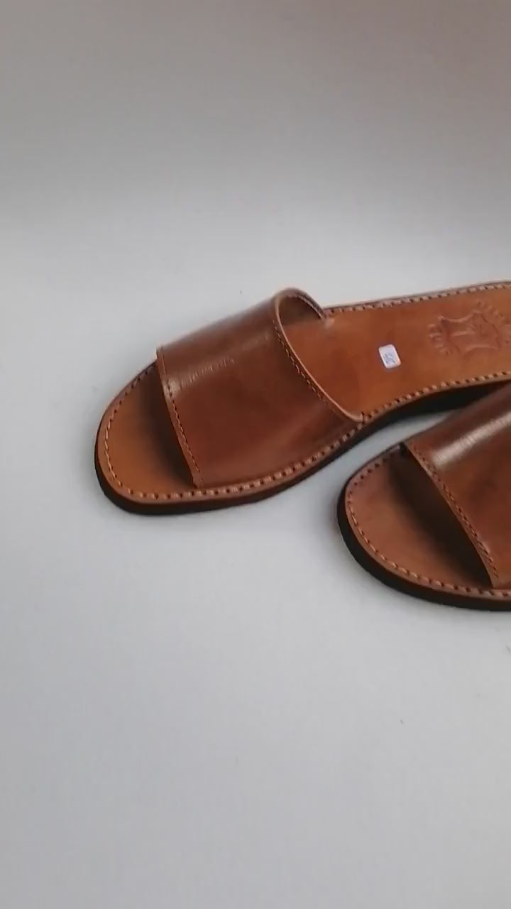 Handmade Moroccan Leather Sandals for Women