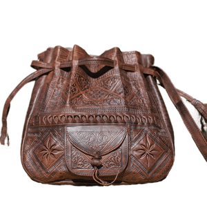 Moroccan leather bag