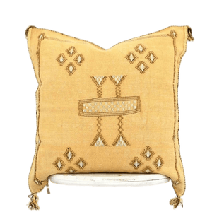Handmade cactus silk Moroccan pillows