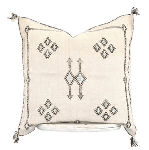 Handmade cactus silk Moroccan pillows
