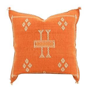 Handmade cactus silk Moroccan pillows