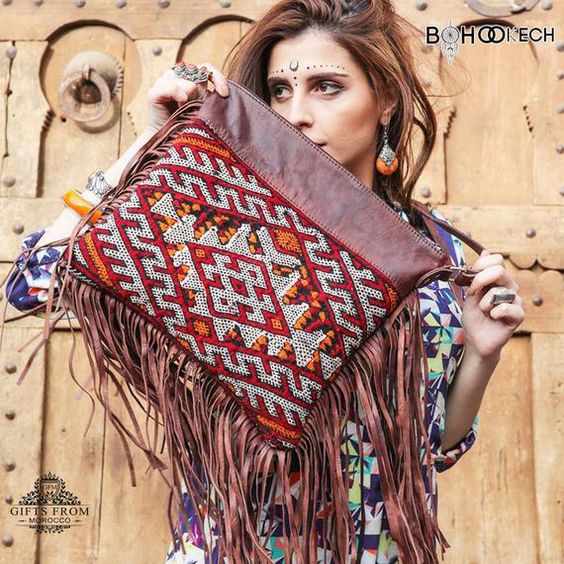 Bohemian women bags, kilim bag