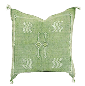 Handmade cactus silk Moroccan pillows