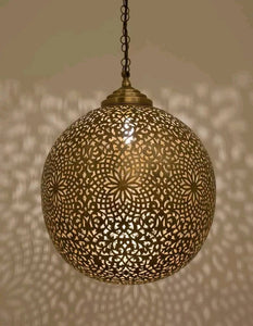 Decor Designer made copper hanging lamp