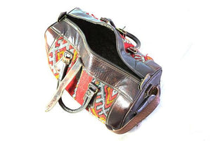 The Kilim Carpet Bag - GFM -giftsfrommorocco-morocco leather