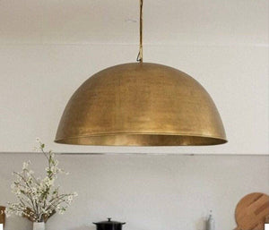 Morocco pendant light Brass