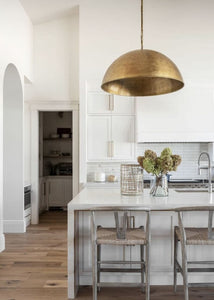 Morocco pendant light Brass