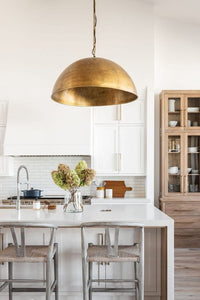 Morocco pendant light Brass
