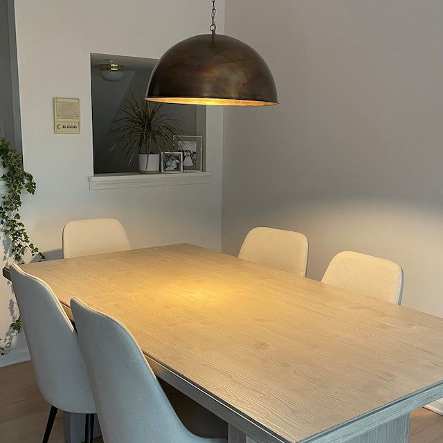 Modern Black Dome Ceiling Light