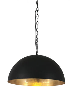 Modern Black Dome Ceiling Light