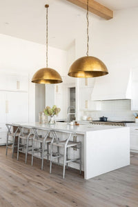 Set OF 2 , Brass Dome Pendant,Lamp Brass Oxide